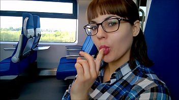 play Blowjob on the train with a perverted woman