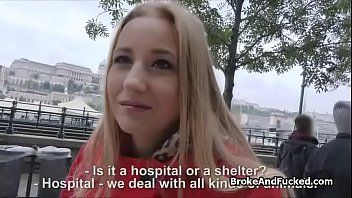 play Two crazy people have sex, hook her up in public and have sex with her in the city in public