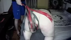 play BBW Stieftochter unterwürfige Schlampe bekommt harte Tracht Prügel und Sex